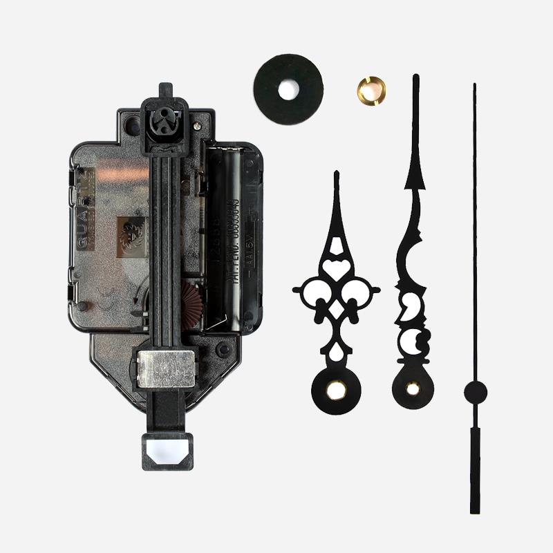 12888太阳摇摆机芯扫秒静音石英钟芯配件挂钟走时摆动一体钟表