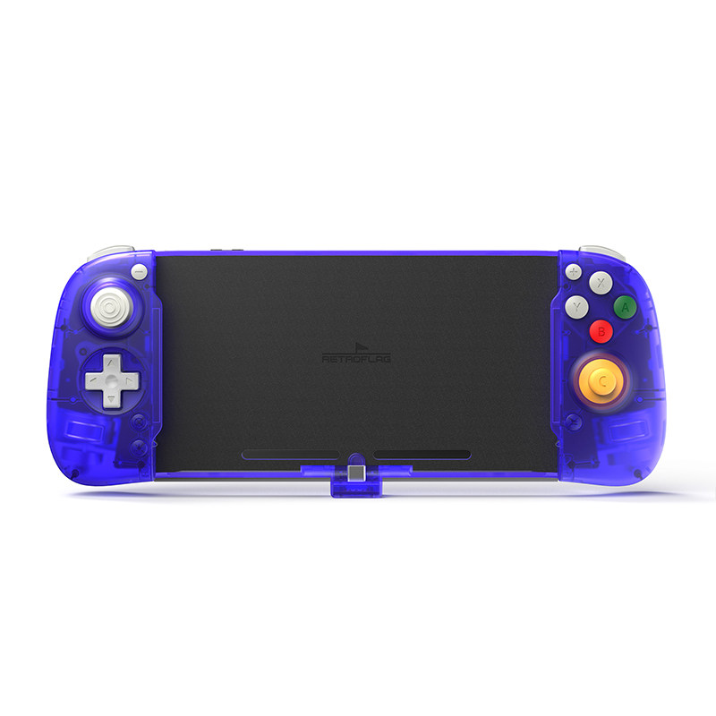 复古旗Switch直插式NS主机游戏手柄霍尔摇杆Oled振动连发六轴体感