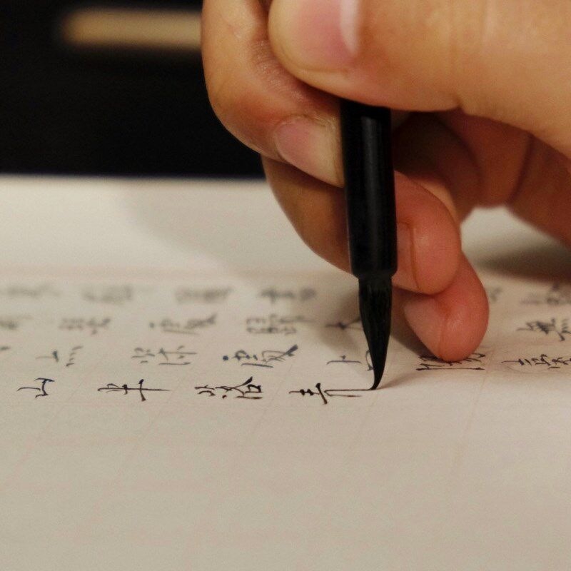 锦书丨纯狼毫初学者练字小楷行书专用毛笔字帖临摹套装善琏湖笔