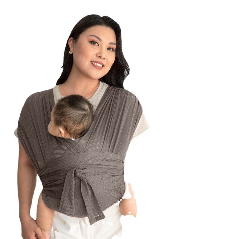 出口婴儿背带夏季棉交叉简易背巾X型前抱式育儿小背巾