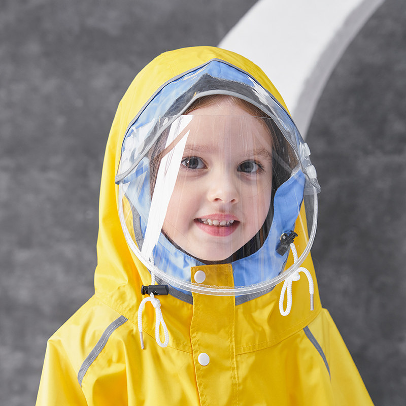 儿童雨衣女斗篷式男童宝宝雨披小孩小学生防雨服幼儿园上学衣全身