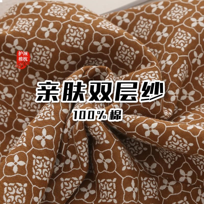 圆柱枕颈椎枕中式高枕不塌硬枕头荞麦壳加厚加高大号圆形护颈枕