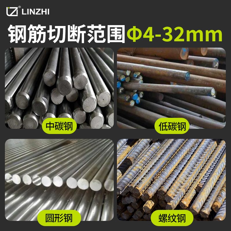 霖智手提式钢筋切断机小型可携式液压钢筋剪断钳切割机电动液压剪