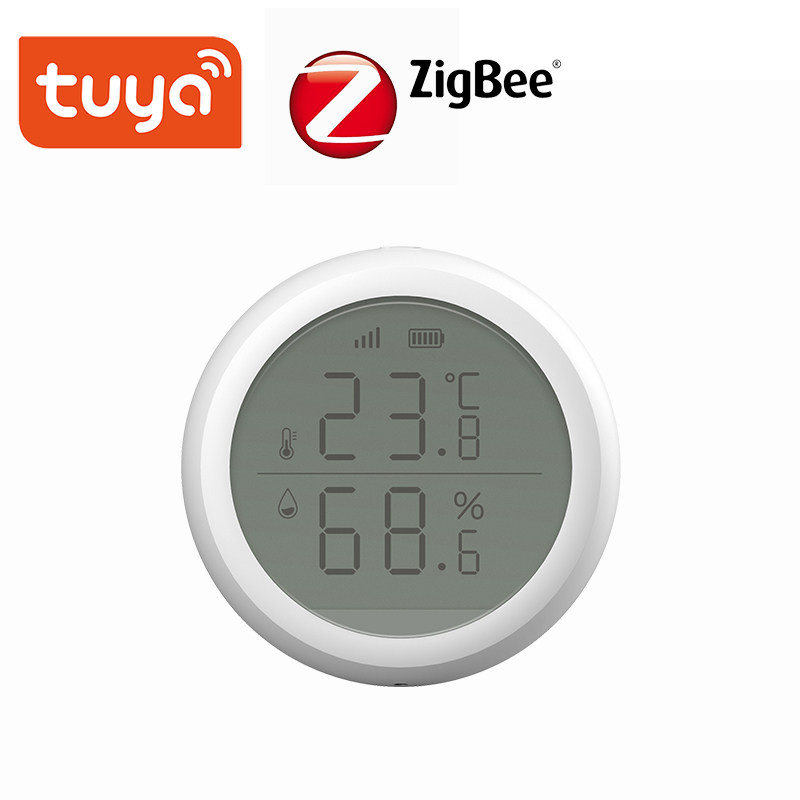 涂鸦zigbee智能无线温湿度感测器手机远端监控温度计温湿度感应器