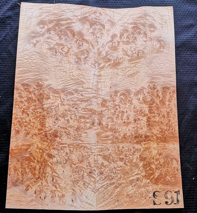 美国枫木树榴吉他贴面木皮 化妆板 木皮厚度 吉他制作材料配件