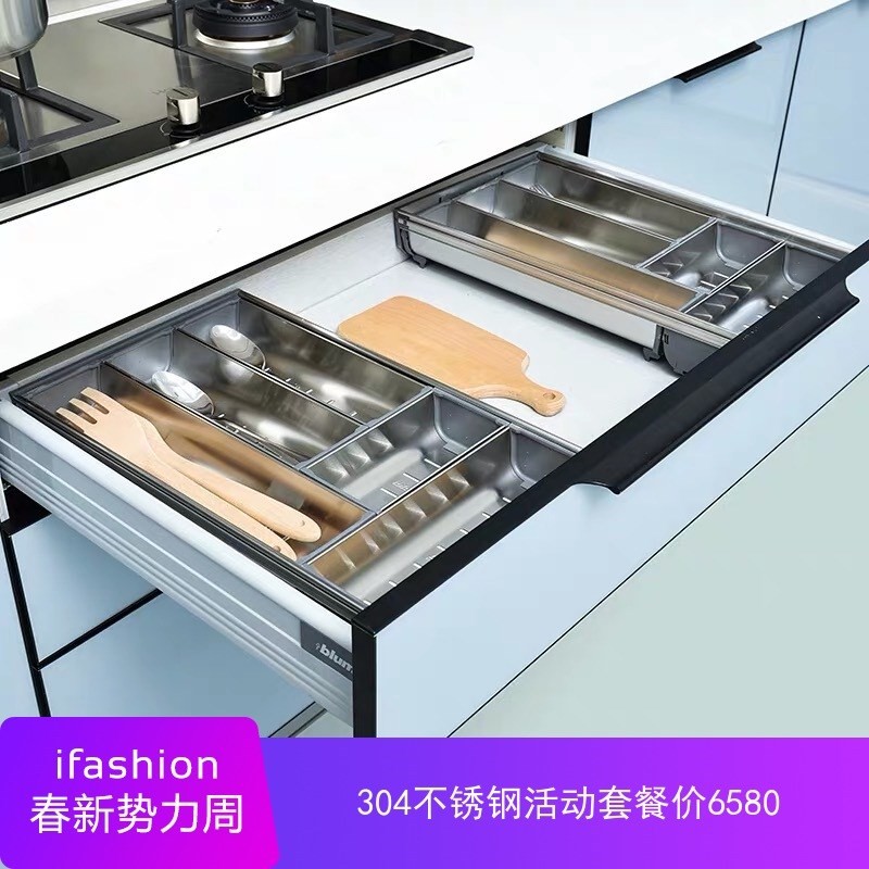 深圳惠州整体厨房橱柜定制304不锈钢橱柜定做石英石台面全屋定制