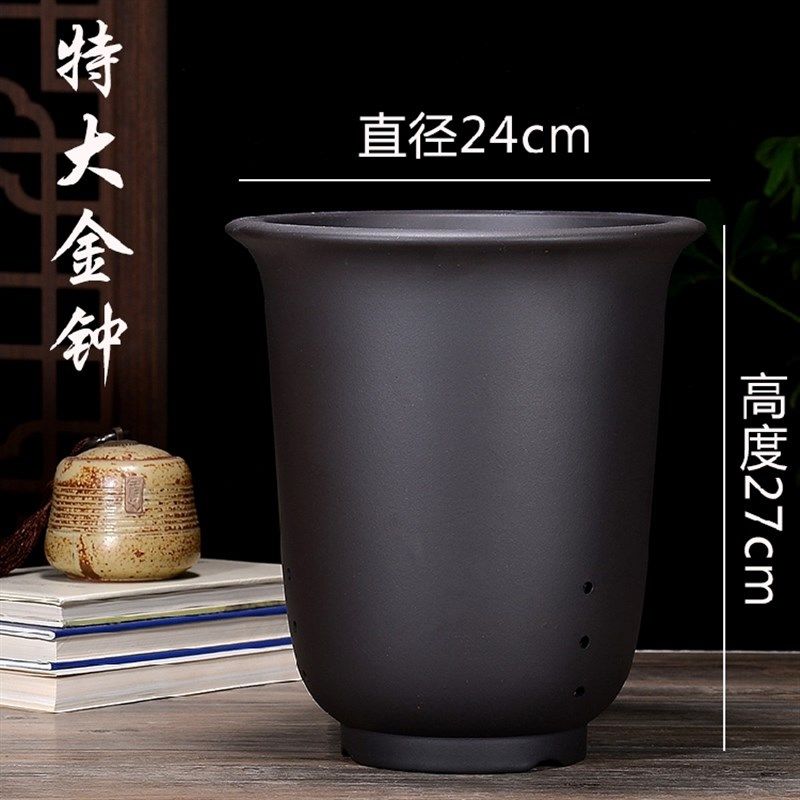 特大紫砂兰花盆紫砂花盆君子兰盆景花盆墨兰建兰盆阳台客厅专用盆