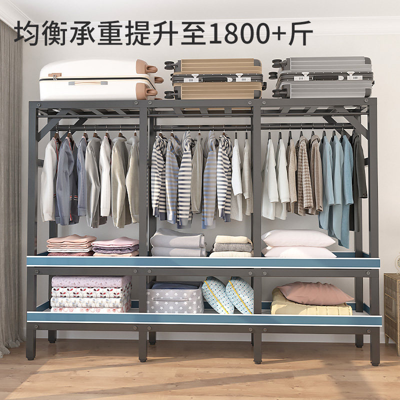 免安装布衣柜出租房用结实耐用加粗加厚简易折叠简约现代家用卧室