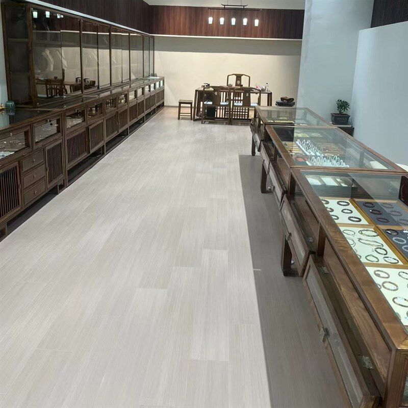 新中式实木珠宝展示柜玻璃展柜玉器首饰精品货架陈列柜中岛台壁柜