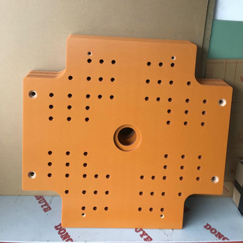 .耐高温橘红色电木板 酚醛树脂板胶木板 防静电绝缘电木板加工零