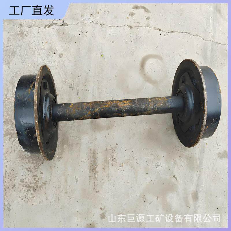 矿用固定式矿车轮对安装简单一顿矿车轮煤矿用固定式矿车轮对