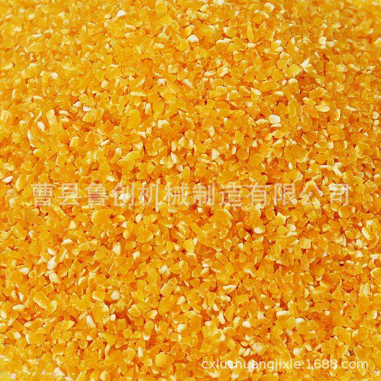 山东菏泽曹县玉米脱皮打渣机 玉米糁苞米碴苞谷渣加工设备