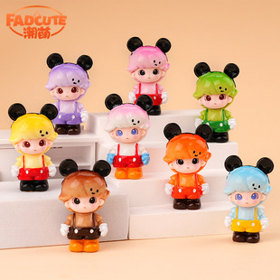 网红爆款盲盒Dimo米老鼠小摆件潮玩手办批发桌面树脂萌粒公仔摆件