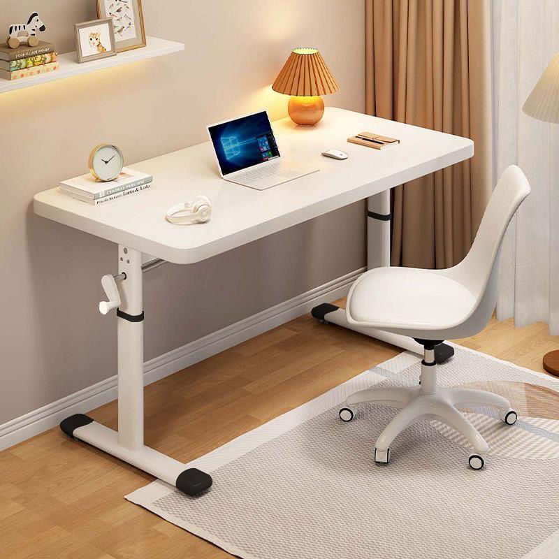 手动可升降学习桌儿童家用站立电脑桌写字桌手摇学生简约办公书桌