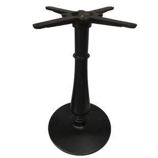 黑色铸铁花瓶柱西欧风格西餐桌架咖啡厅桌脚架奶茶店吧台餐桌架