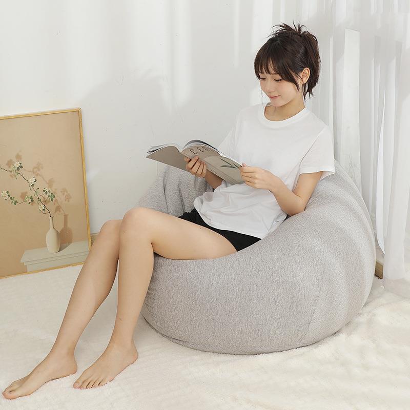 懒人沙发豆袋榻榻米布艺沙发卧室阳台单人沙发可拆洗内胆EPP填充