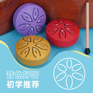 迷你空灵鼓3寸可携式款钢舌鼓儿童小鼓简单打击乐器儿童礼物初学