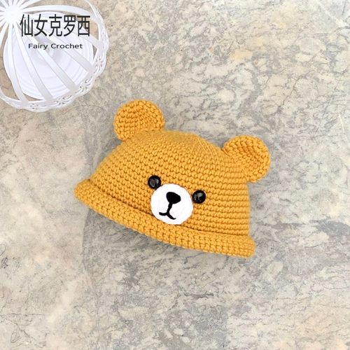 秋冬宝宝帽子围巾套装diy材料包孕妇打发时间手工编织钩针毛线帽
