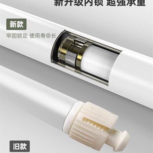 新款 窗帘轨道静音免打孔安装 滑轨滑轮阳台侧装 窗帘杆挂钩导轨顶装