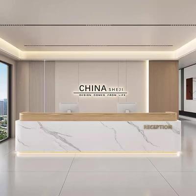新品公司005公前司台接待台办公吧台简容约现代美院店咨询桌收银