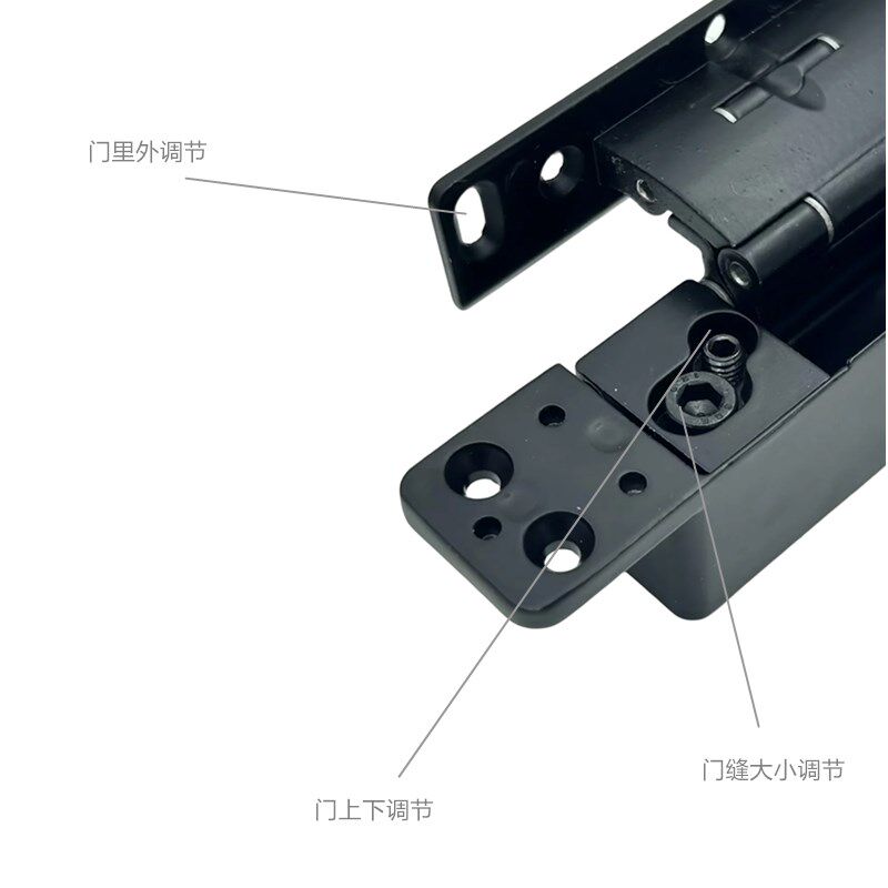 重型大距边单边开槽不锈钢木门隐藏式三维合页暗装铰链木门暗合页