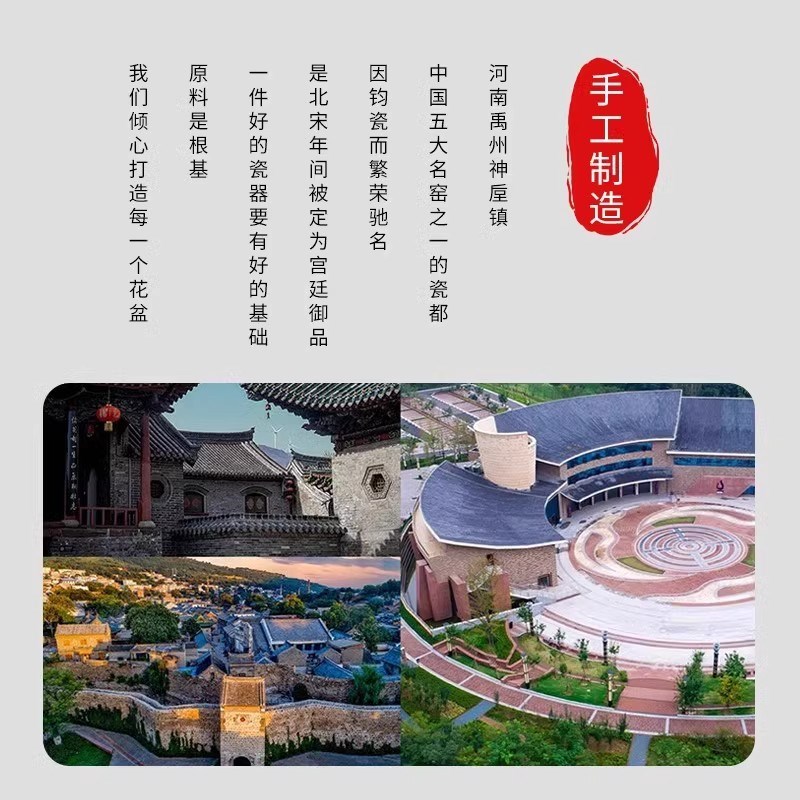 大号特大号陶瓷花盆阳台庭院客厅家用兰花散尾葵厂家直销清仓特价