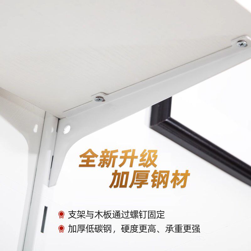 栖格2.7米墙上书架置物架多层墙面创意搁板壁挂加厚置物书架收纳