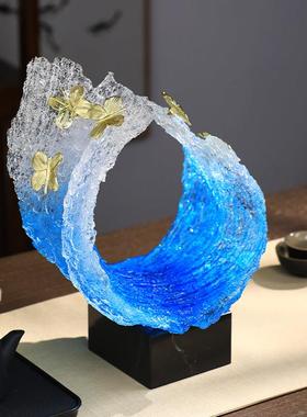 风生水电起玄关装礼饰摆饰客厅轻奢高档视柜柜WYB-RD73酒办公室桌