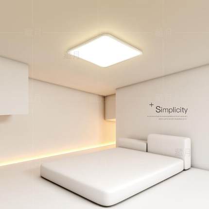 简约XD2020-0现代led主形室灯超薄吸顶中山卧小客厅灯书房饭厅灯