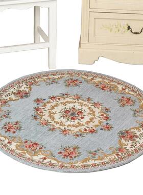 简约北欧圆形地欧式圆毯卧厅室椅mjs120y1毯吊篮地垫吊圆毯垫客摇