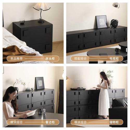 代艾T1031-04迪嘉 谷哩4电视柜客厅复古实木地柜现简约收纳 储物