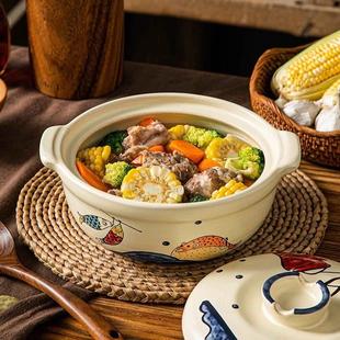 砂锅老式 土陶煲家用炖不汤汤耐高温仔干烧河豚系列裂煲饭专用砂锅