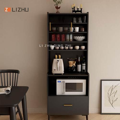 北欧波炉餐柜收微纳柜家用现代边水柜碗LZ-00249柜酒柜小茶户型高