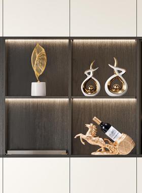 马成功葡萄红饰酒架摆件到厅轻奢高档酒柜乔迁新居MDCGJJ12布客置