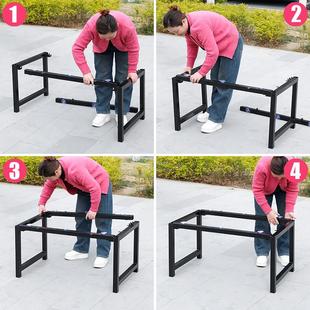 玻璃茶几脚 20250 铁艺长桌方形桌 茶几桌腿支RT 支吸盘桌腿架架