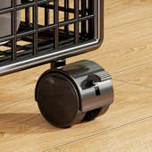 机箱托架台式 电脑主机箱托盘底座置物架家用带轮可移动收纳放置架