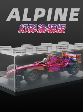 1/36红牛F1方程式赛车仿真合金车模法拉利阿尔派回力模型收藏摆件