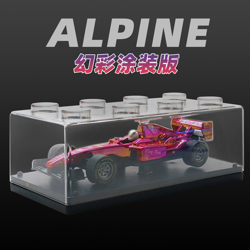 1/36红牛F1方程式赛车仿真合金车模法拉利阿尔派回力模型收藏摆件
