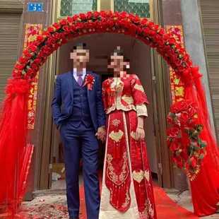 【直播推荐】婚庆绢花拱门花架婚礼布置花门开业店庆花拱门庆典活