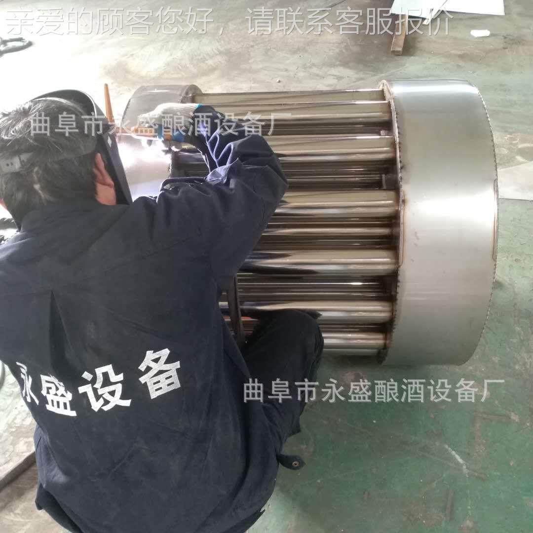 中型3锈04不钢材YS-13质甑锅 双厂底燃气却加热甄锅 封闭式冷器家