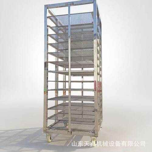 供应上海不锈钢食品周转车架子车馒头包子架子车食品厂用周转车