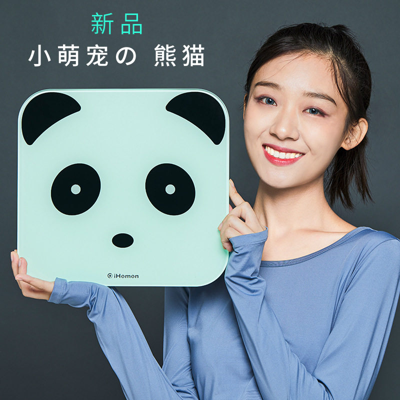 红檬母婴模式人体秤 卡通造型 称重电子体重秤大秤面人体秤D1-S