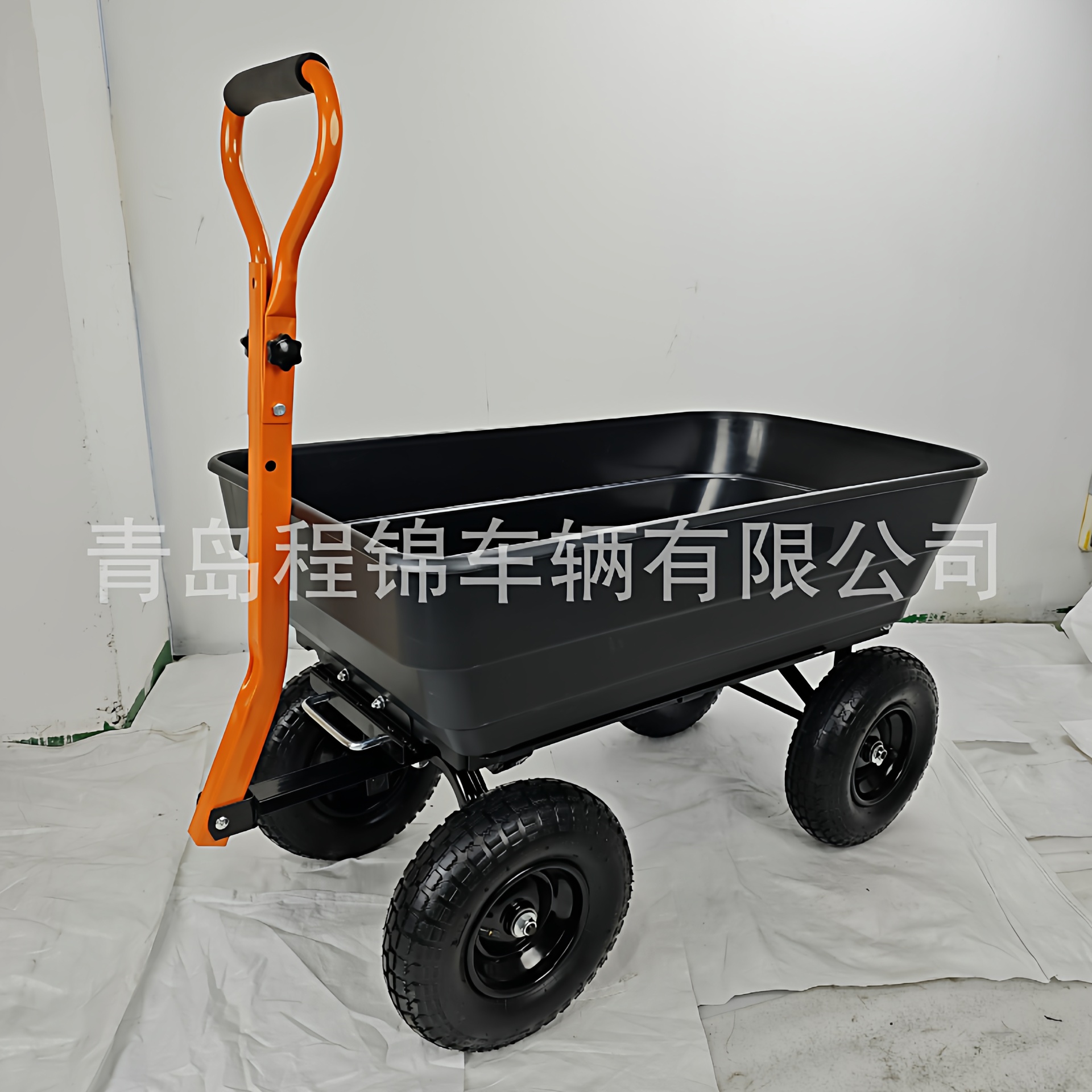 Wagon Garden Cart 125L翻斗车 重型多功能垃圾车 花园工具车