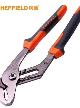 钢盾S045009双色柄水泵钳10