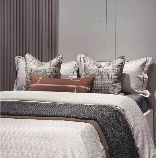 家具展厅软装床品简约轻奢北欧咖色九件套酒店样板间高端床品套件,鲜花速递/花卉仿真/绿植园艺,割草机/草坪机,淘宝优惠券,粉丝福利购,淘宝优惠卷