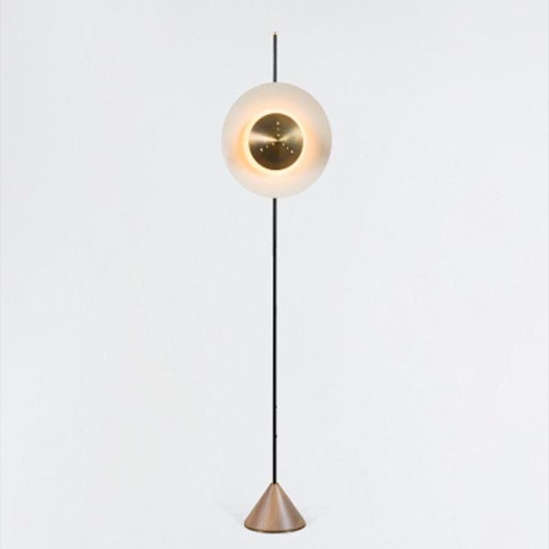 北欧轻奢灯饰样板房客厅落地灯创意立式客厅设计师款大理石落地灯