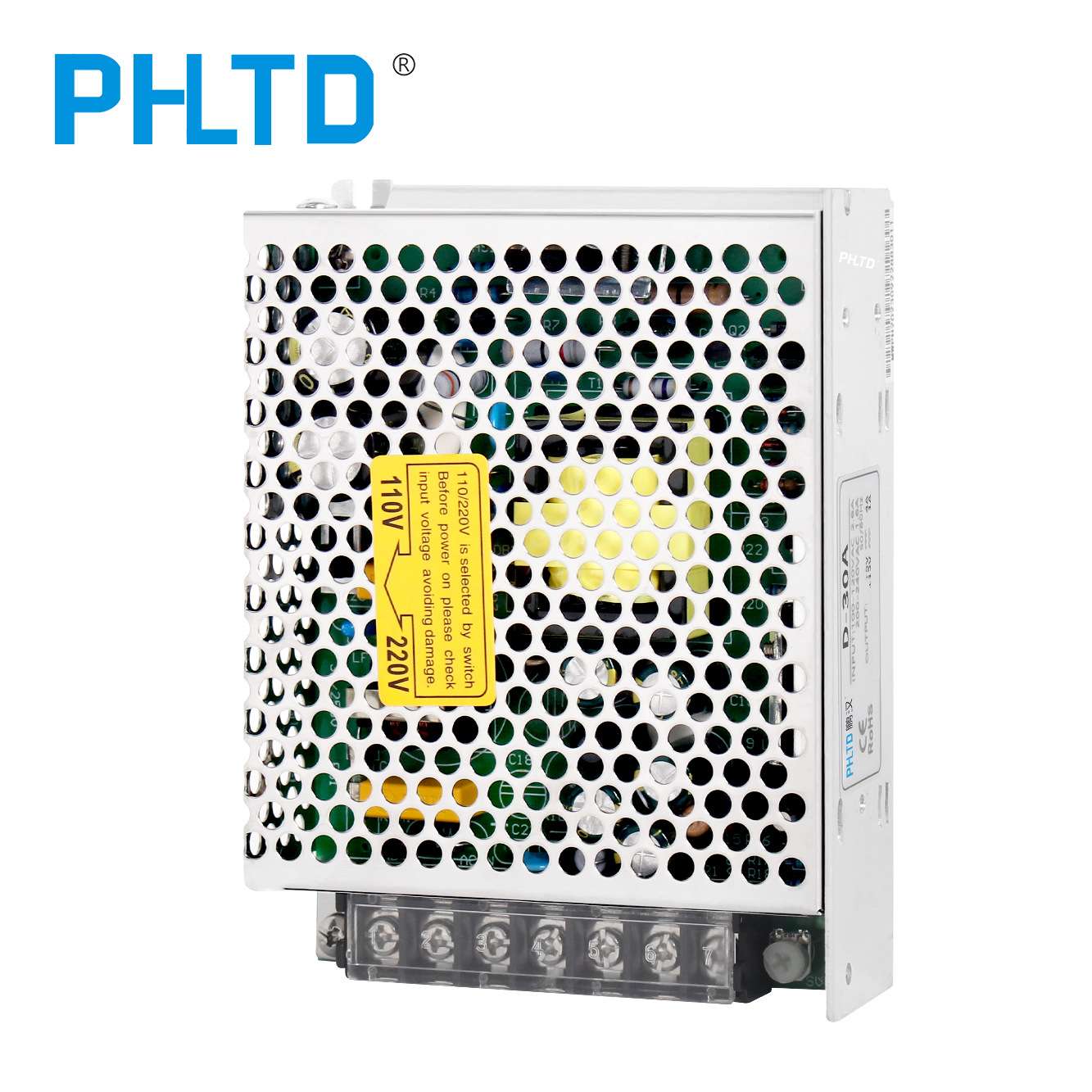 鹏汉开关电源双组输出电压D-30A直流5V4A12V1A变压器两路电压输出