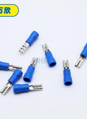 FDD2-110 插拔式冷压接线耳 PVC阻燃镀锡 连接器 插簧母绝缘端子