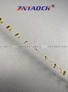 连带压线铜扣454A 横连连绕接线端子20000只 U型扣 小号C型线夹