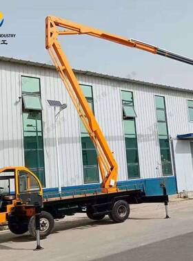 高空作业车汽车底盘曲臂式升降机检修清洁用8-0M曲臂式登高车